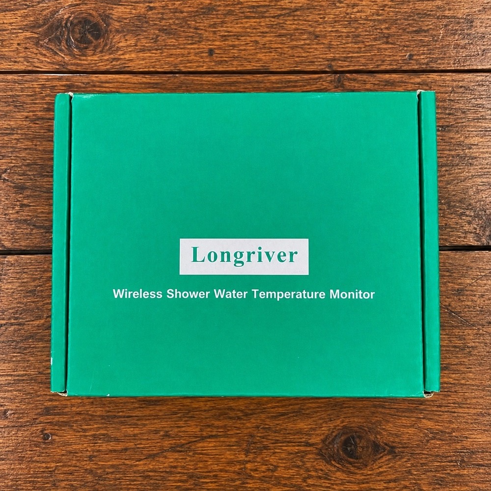 Longriver Wireless Shower Water Temperature Monitor Kit 2BMQM-MX01 Black